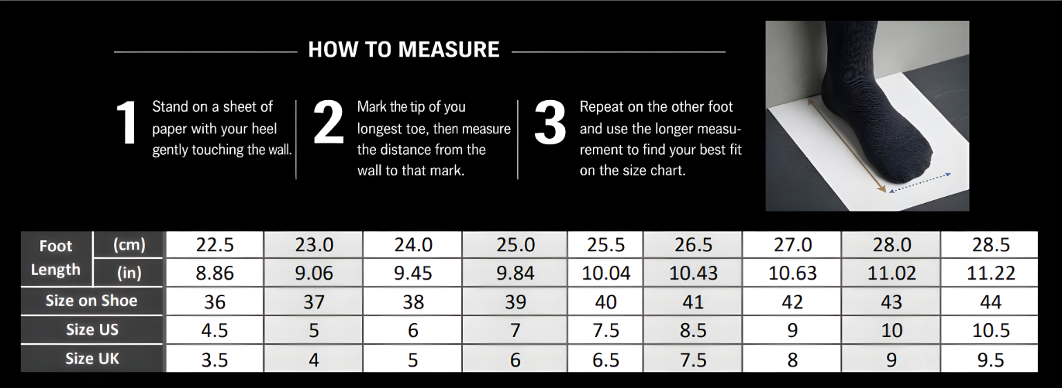 How To Measure Your Foot Length